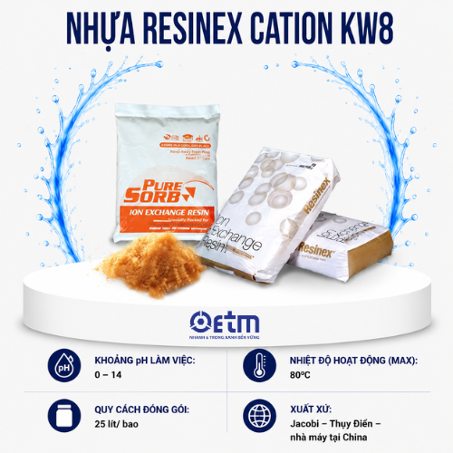 Nhựa Resinex Cation KW8